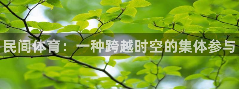 尊龙官方平台体育:民间体育:一种跨越时空的集体参与
